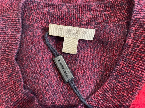 Burberry Nova Check CASHMERE Plaid Luxury Jumper Size Medium M - Picture 7 of 8
