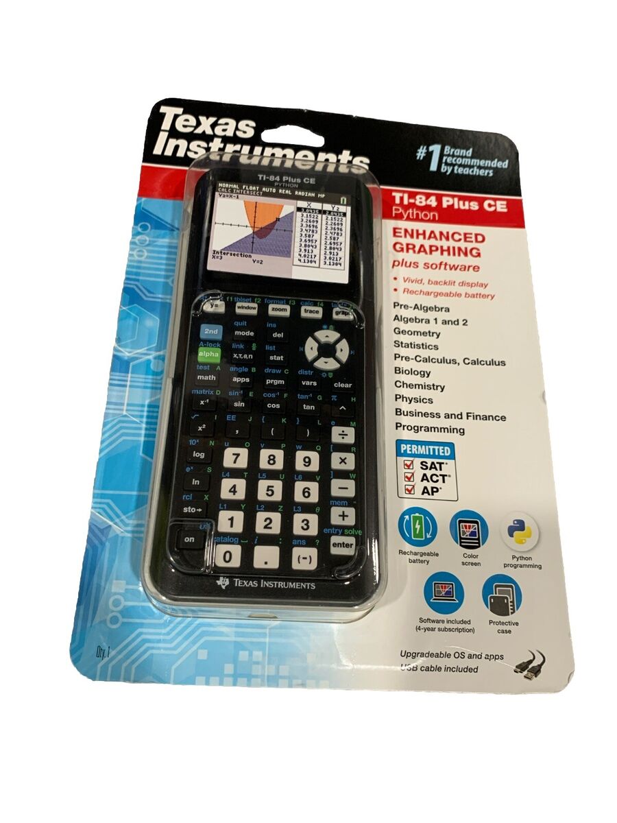 Texas Instruments TI-84 Plus Graphing Calculator - Black Texas Instruments TI-84 Plus Graphing Calculator - Black