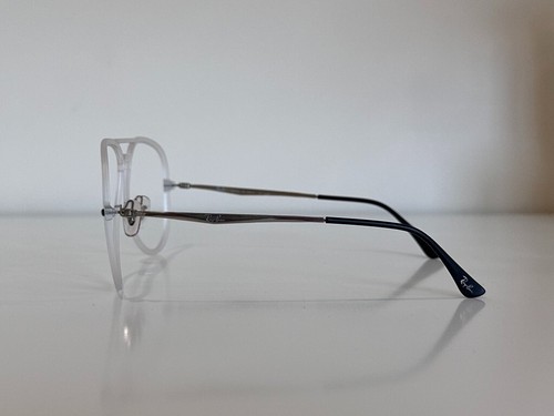 Ray Ban RB 4211 Aviator Light Ray Clear Silver Sunglasses 56-17-135 Frame Only - Picture 11 of 12