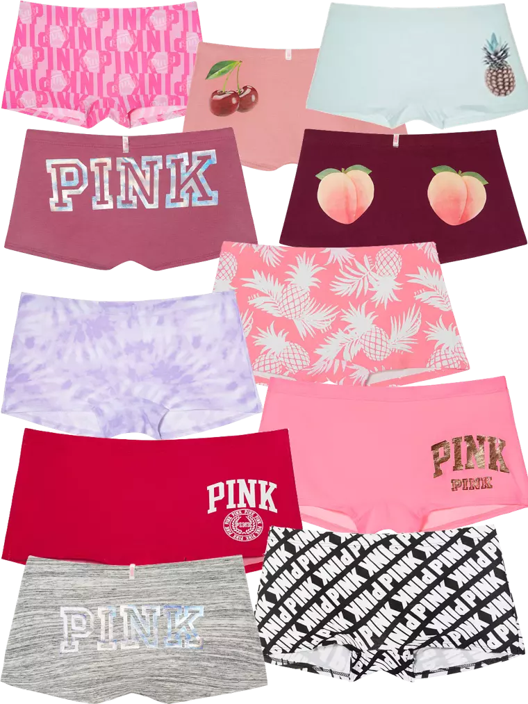 Victoria's Secret PINK Cotton Shortie Boyshort Panty