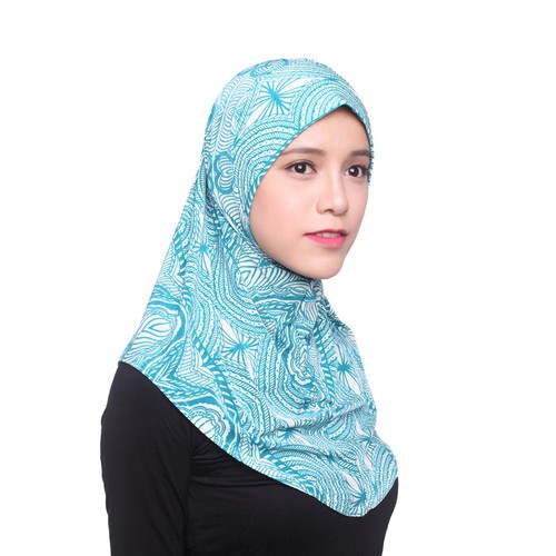 Instantáneo Hijab Amira Bufanda Mujeres Musulmán Turbante Cubierta de Cabeza Mantones Envoltura Islámica - Imagen 55 de 63