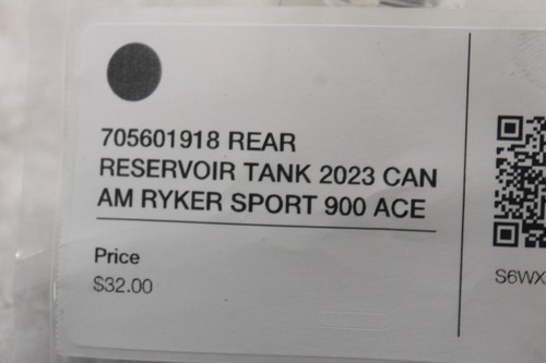 705601918 REAR RESERVOIR TANK 2023 CAN AM RYKER SPORT 900 ACE - Bild 2 von 13