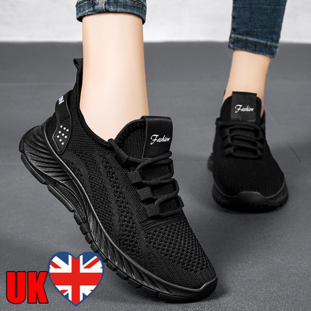 APL Scarpe da Corsa Moda Scarpe da Escursionismo per Donna per Palestra Viaggio Lavoro (38 Nero)