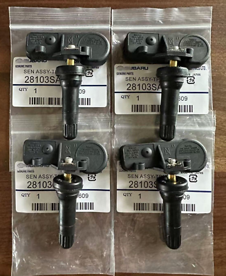 #ad Set of 4 OEM TPMS Tire Pressure Sensors Kit 28103AJ00A 28103SA001 for Subaru WRX $29.85