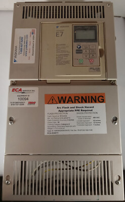 1 USED YASKAWA CIMR-E7U4024 VERISPEED E7 VARIABLE FREQUENCY DRIVE **MAKE OFFER**