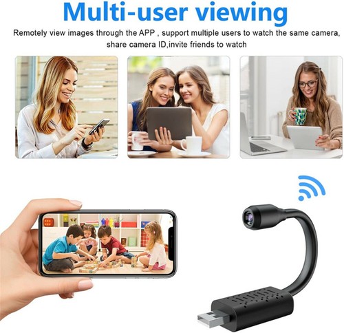Wifi Mini Camera IP Wireless Home Security Cam Remote Monitor for Phone - Picture 7 of 12