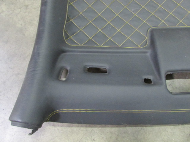 Lamborghini Gallardo Roof Headliner Black W/yellow Diamond Stitch 