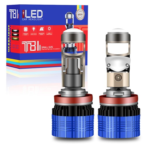 2X H11 Mini Compact LED Projector Lens Headlight Bulbs Low Beam 100W 6000K RHD - Picture 17 of 17