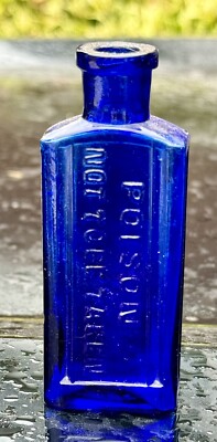 Seltene 1890 s POISON, NOT TO BE TAKE kleine 1oz POISON Flasche (J818)