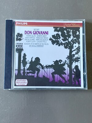 Mozart CD - Don Giovanni - Philips Digital Classics - 19 Titel - 1993