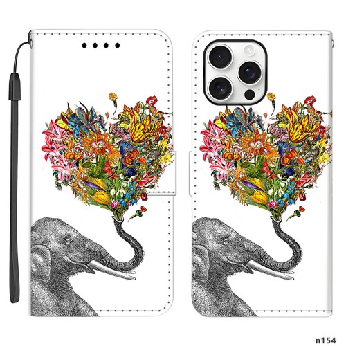 Animals Wallet Leather Phone Case Cover Stand For iPhone 16e 16 15 14 Pro Max 13 - Picture 22 of 64