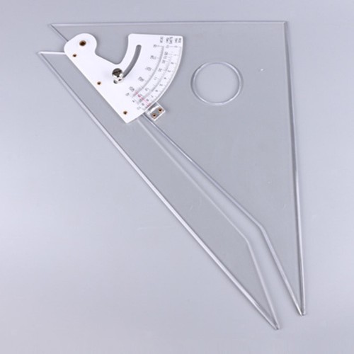 Drafting Triangle Ruler Adjustable Graphic Scale Architect Engineer Rulers - Picture 2 of 6