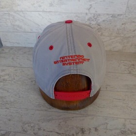 Nintendo NES Controller Snapback Hat Cap 2015 Adjustable Gray Red Embroidery
