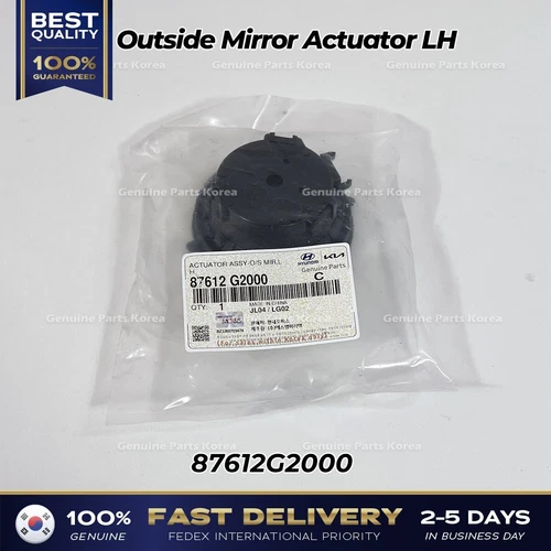 ⭐Genuine⭐ Outside Mirror Actuator LH 87612G2000 for Hyundai Ioniq Kia Niro