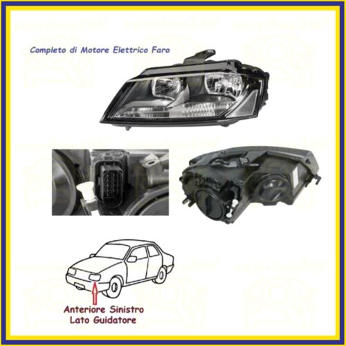 FARO FANALE PROIETTORE ANTERIORE SX PER AUDI A3 8P1 E SPORTBACK 2008 2012 H7 H7 - Imagen 2 de 5
