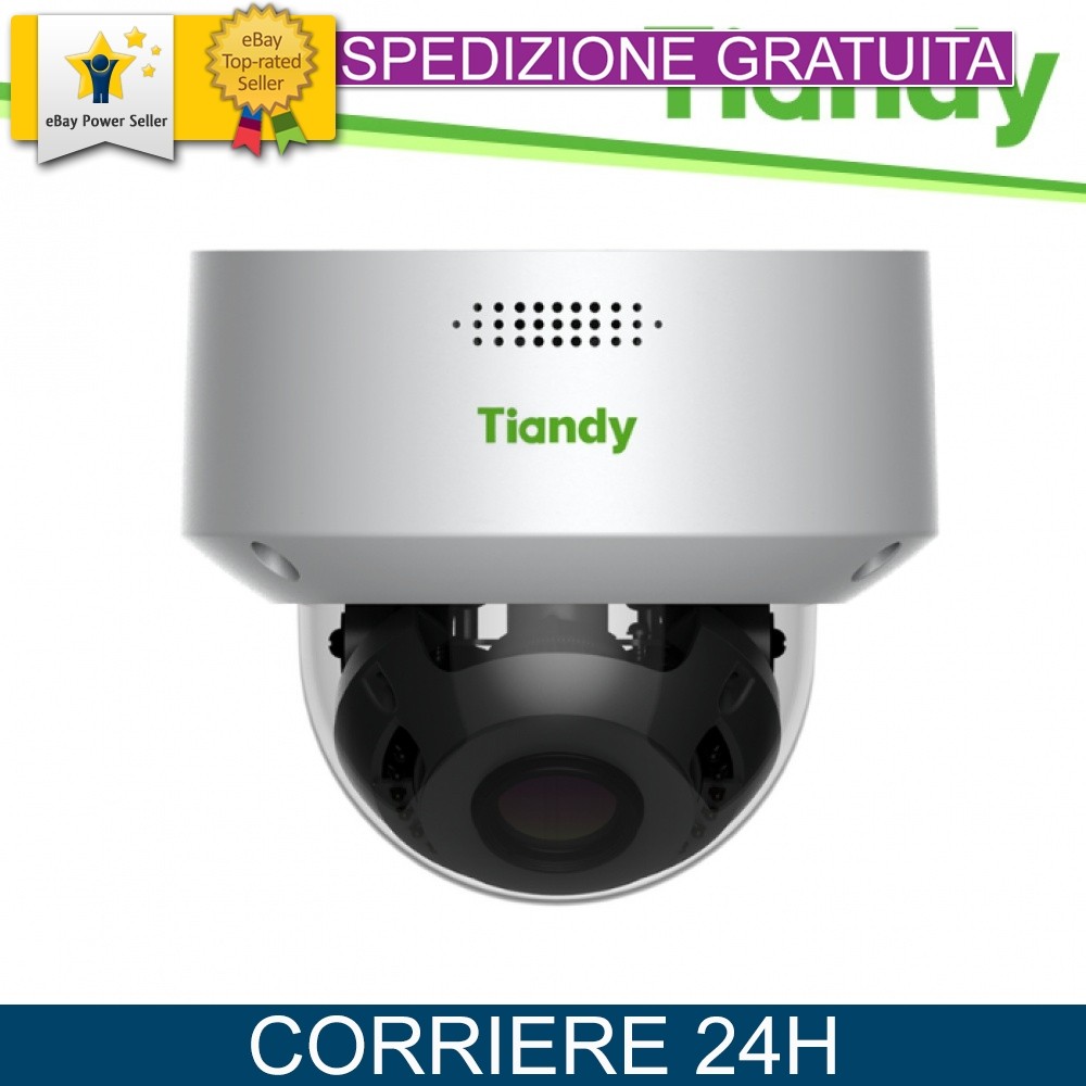 Tiandy TC-C35MS 5MP Telecamera PoE IP66 Turret Pro Starlight 2.7-13.5mm