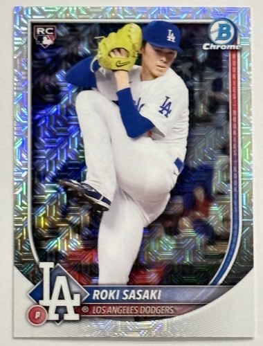 2025 Bowman - Roki Sasaki #12 Chrome Mojo Refractor (RC)