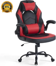 Ergonomic Gaming Desk Chair Computer Video with Comfy Lumbar Support