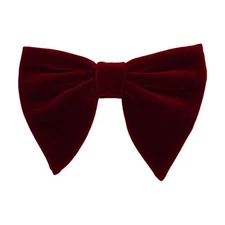  Men's Velvet Vintage Bow Tie Tuxedo Big Bowtie Burgundy