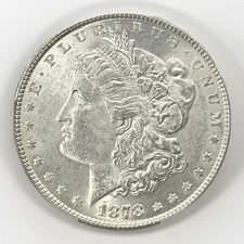 1878-P $1 7TF Morgan Silver Dollar MS 62 CAC | Uncirculated UNC BU CACG MS62