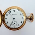 Antique Waltham 16 Jewels Gold-Filled Pocket Watch, Pre-Owned, Runs (49#136)