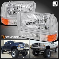 Fits 1999-2004 Ford F250 F350 F450 F55 Excursion Headlightsbumper Corner Lamps