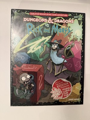 D&D Dungeons and Dragons Rick and Morty Roleplaying Game NEW SEALED