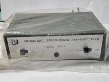 VINTAGE! TEI Model 48-3 Solid-State Monaural Pre-Amplifier New