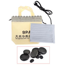 Rocks Massage Stone Warmer Heater Electric Heating Bag Body SPA Relax Pain Relie