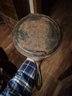 Antique Or Vintage WAGNER WARE cast Iron Skillet Lid Double Bullseye Approx 10in