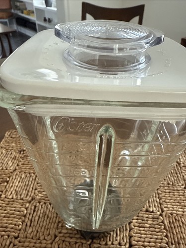 Vintage Oster Regency Kitchen Center Blender Mixer Container w/Blades And Lid - Picture 4 of 10