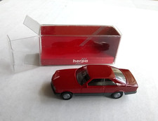 Herpa 1:87 Mecedes-Benz 560 SEC Red Car Black Int. HO Train Accoutrement Boxed