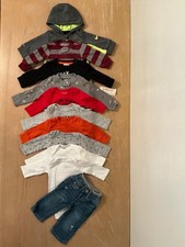 Carter's, Levi's, Nike, Others Infant Boys Clothing Lot of 12 Size 3, 0-3 Months