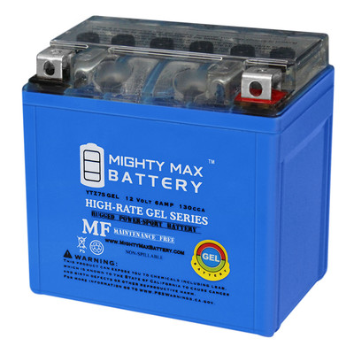 Mighty Max 12V 6AH GEL Battery for Honda 450 TRX450ER, TRX450R 2006-2012