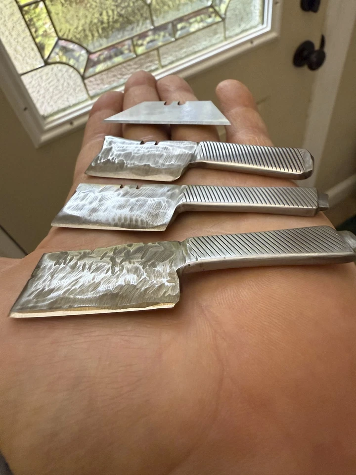 NUEVO-REDC Cuchillo utilitario pequeño fijo / Navaja (FUKR) EDC hoja fija hecho en EE. UU. Foto 2 de 4