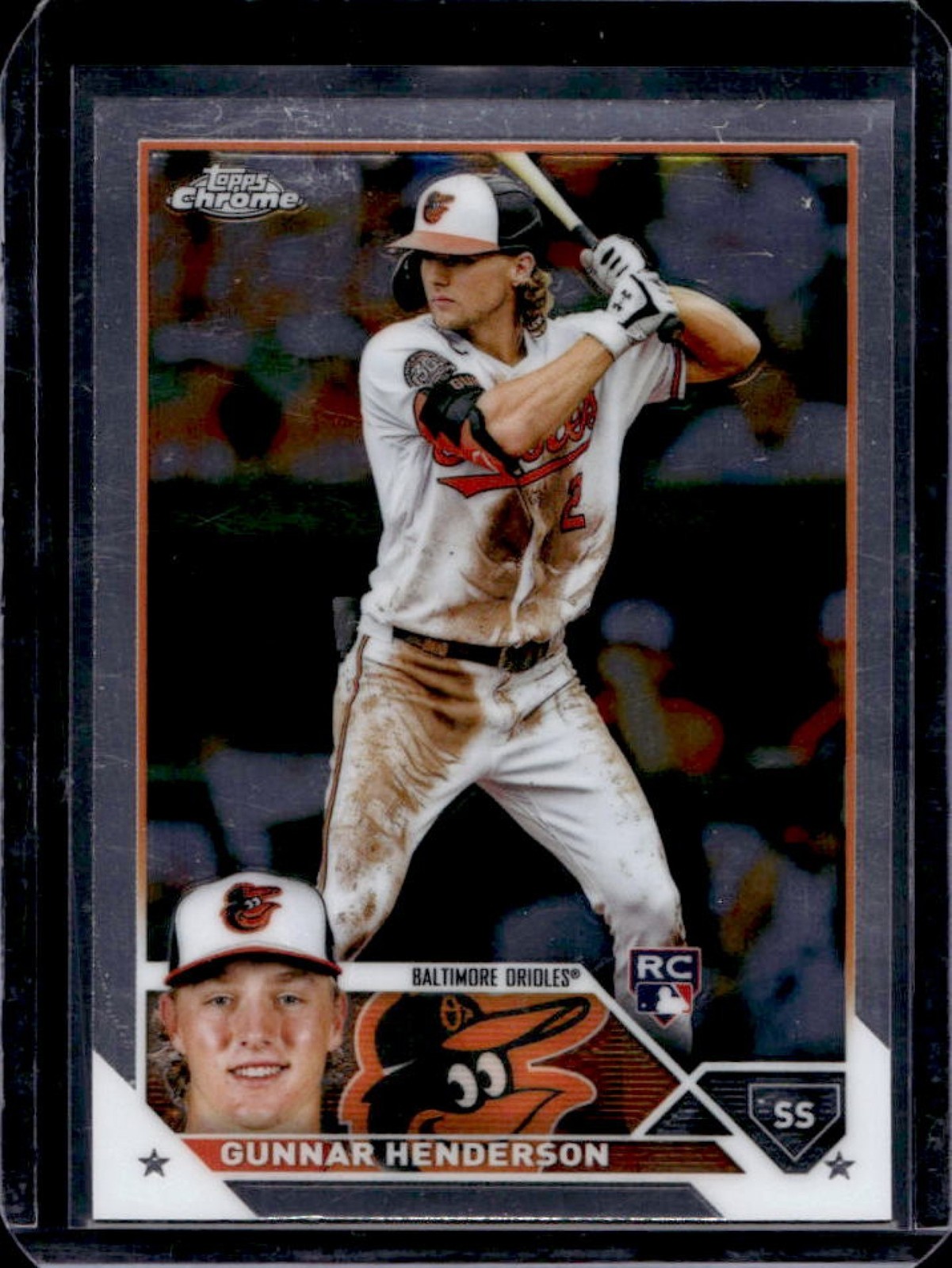 2023 Topps Chrome Gunnar Henderson RC Rookie #2 Orioles