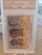1973-74 Topps - League Leaders Julius Erving, Dan Issel, George McGinnis #234