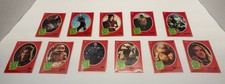1990 TEENAGE MUTANT NINJA TURTLES MOVIE Complete STICKER CARD SET 11 Topps TMNT