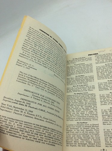 THE NEW CONFRATERNITY EDITION REVISED BALTIMORE CATECHISM No 3 - 1954 - Catholic - Picture 3 of 5
