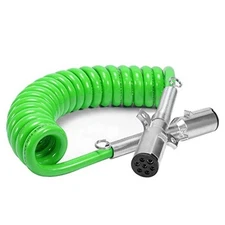 7 Way ABS Electrical Power Coil 15ft ABS Cords 15ft-7 way ABS coiled cable