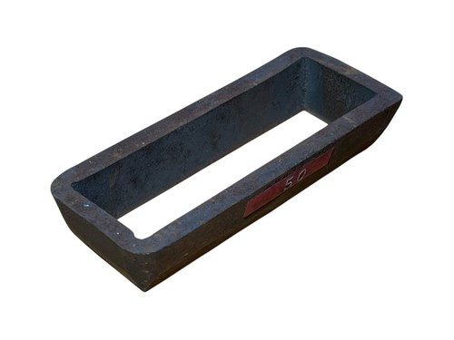 Heavy Duty Cutting Die 3-1/4" x 1" Square Corners Leather Tool - Steel