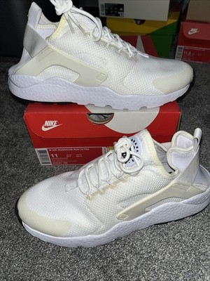 New Nike Women s Air Huarache Run Ultra Size 11 White Black 819151-102