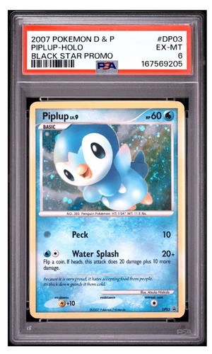 Piplup graded PSA 6 for sale on eBay