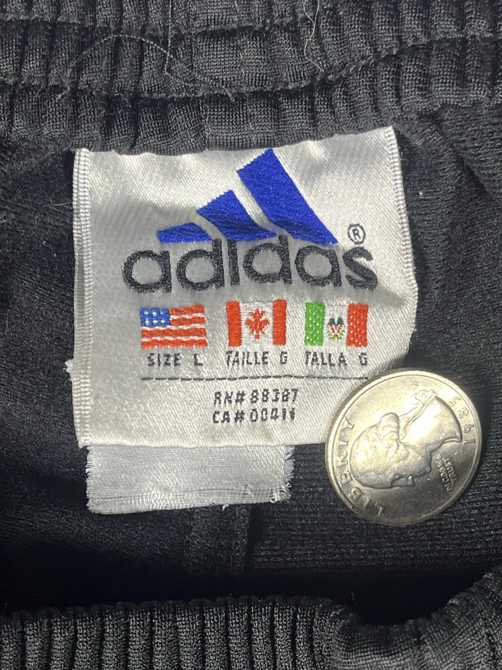 Pantalones de pista Adidas Tear Away holgados talla Y2K para hombre GRANDES Foto 4 de 4