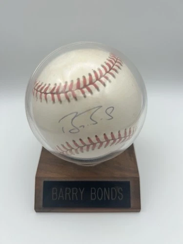 Barry Bonds Autographed Baseball San Francisco Giants Original