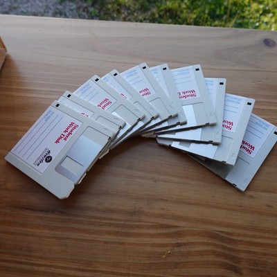 (10) Floppy Disks student work disks double sided 3.5'' IBM Format 1.44 MB
