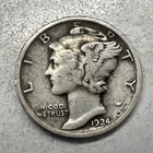 1924 MERCURY SILVER DIME ACTUAL Coin Get Today & Save Upgrade Your Collection