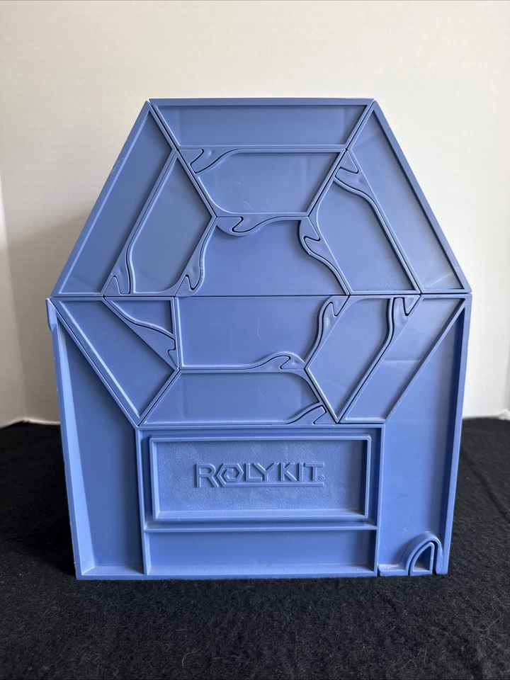 ROLYKIT 豪华 S-18 蓝色缝纫工艺爱好工具箱 钓鱼渔具箱 — 第 2/4 张图片