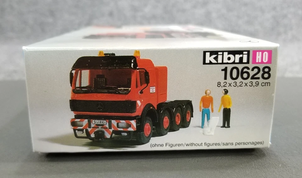 Kibri HO Model Kit 10628 MB 4 AXLE SEMI TRUCK UNASSEMBLED OPEN BOX - Image 2 of 4