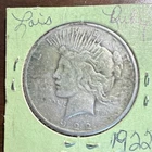 1922 Peace Dollar $1 Silver Coin Circulated Business Strike Uncertified